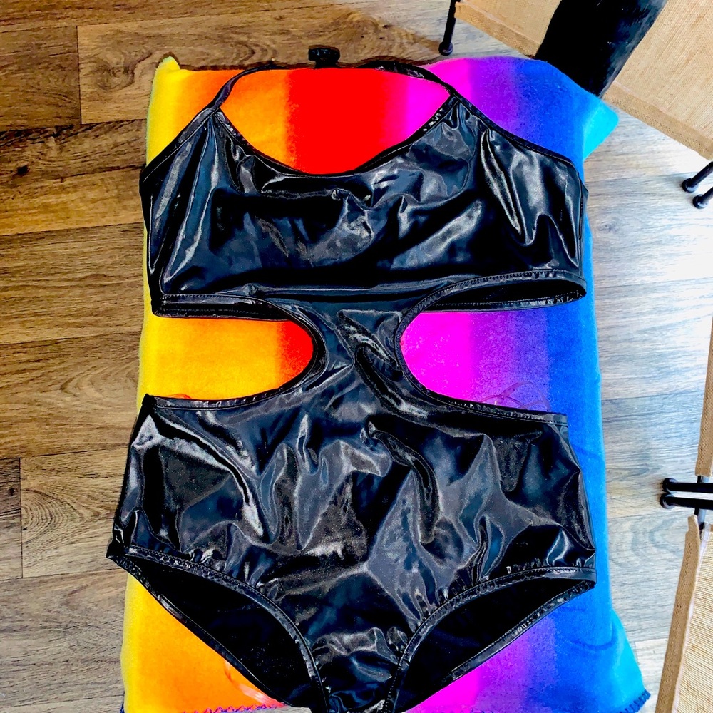 Dominated Pleather Bodysuit